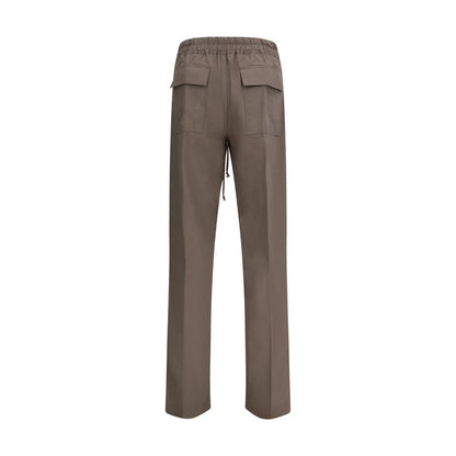 Pantalon décontracté Rick Owens en viscose marron