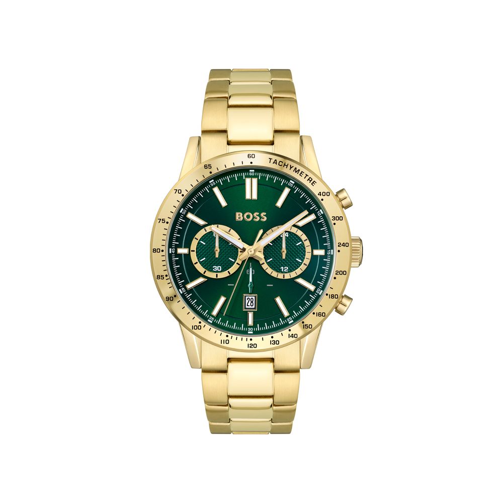 Orologio elegante Hugo Boss in acciaio inossidabile dorato