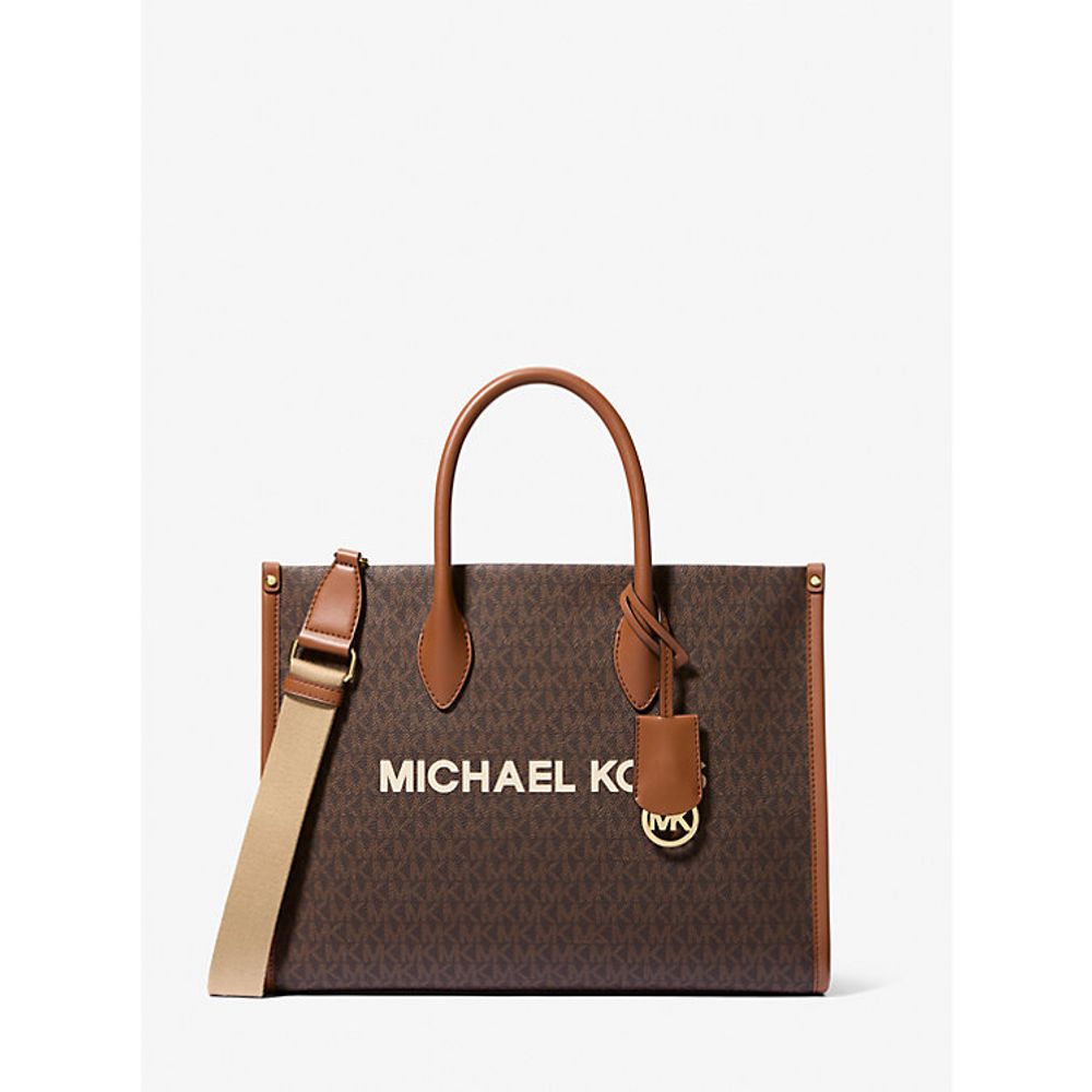 Borsa a tracolla Michael Kors in pelle marrone