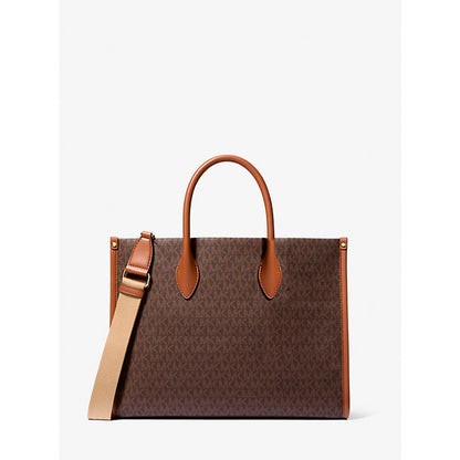 Borsa a tracolla Michael Kors in pelle marrone