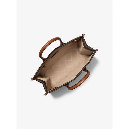 Borsa a tracolla Michael Kors in pelle marrone