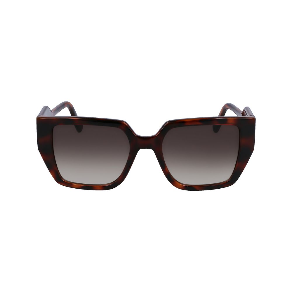 Occhiali da sole Karl Lagerfeld marroni iniettati