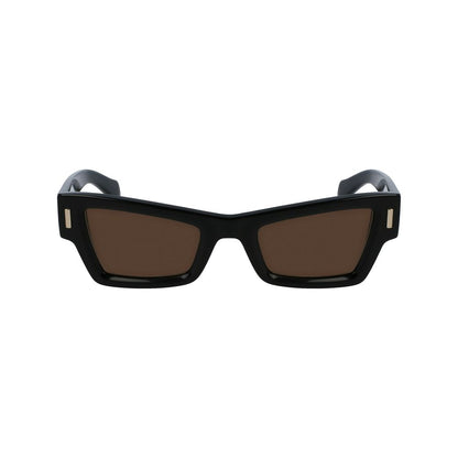 Occhiali da sole Ferragamo in acetato nero