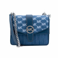 Borsa a tracolla Michael Kors in tela blu