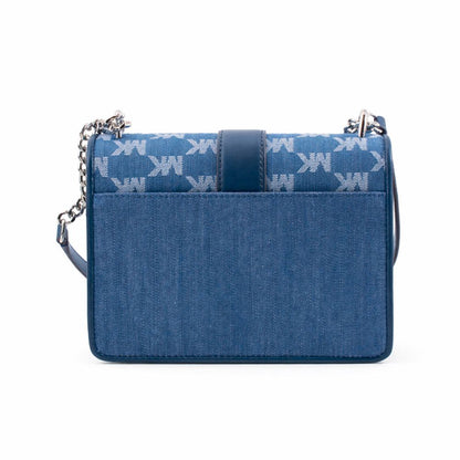 Borsa a tracolla Michael Kors in tela blu