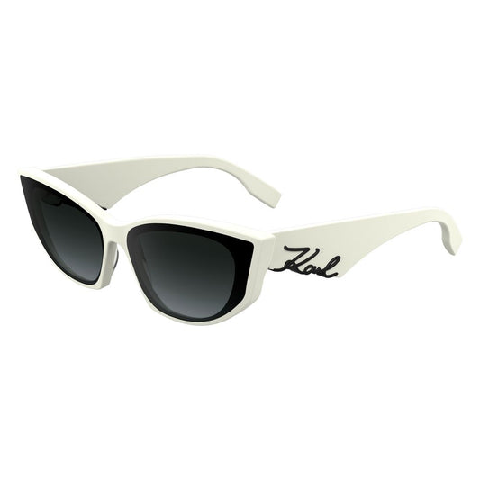 Occhiali da sole Karl Lagerfeld in acetato bianco