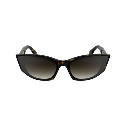 Occhiali da sole in acetato nero Karl Lagerfeld