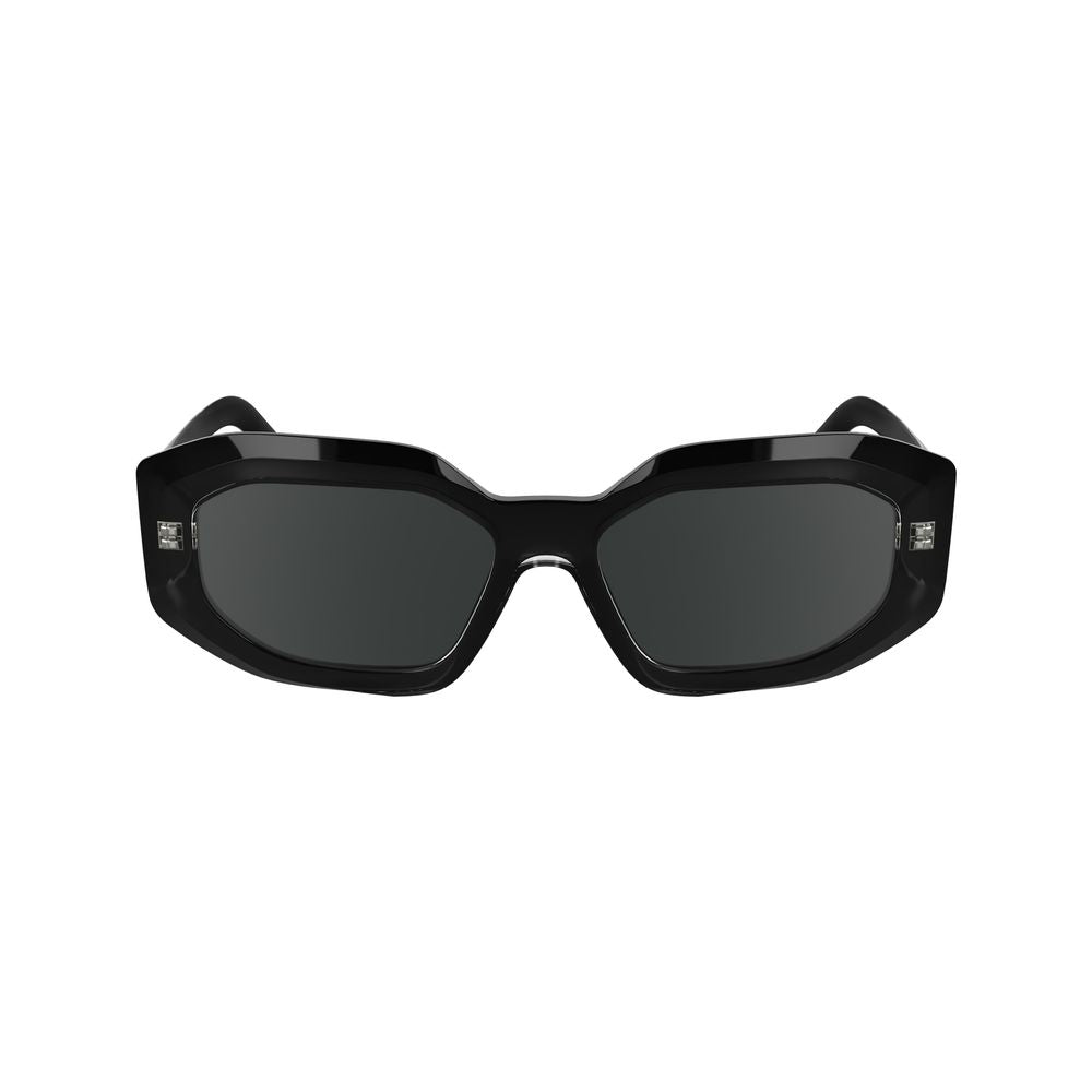 Occhiali da sole iniettati neri Karl Lagerfeld