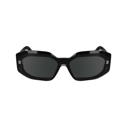Occhiali da sole iniettati neri Karl Lagerfeld