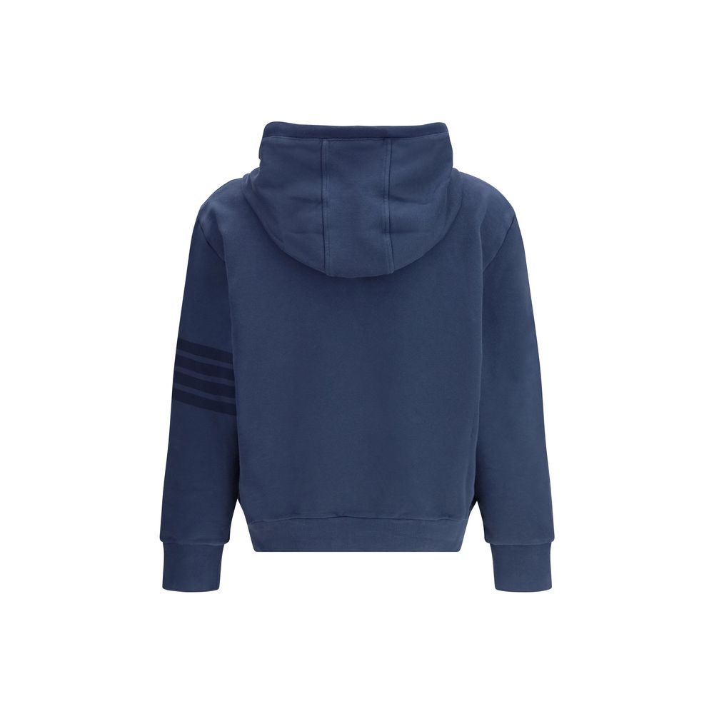 Sweat-shirt en coton bleu Thom Browne