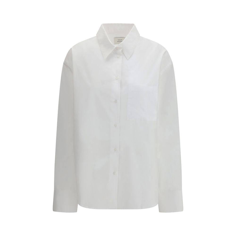 Chemise en Coton Blanc Loulou De Saison