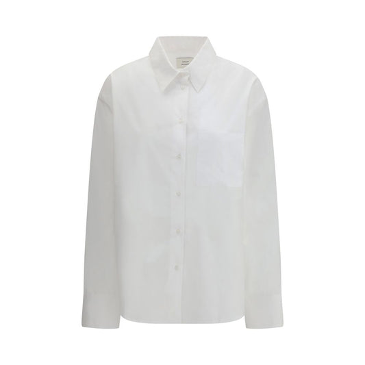 Chemise en Coton Blanc Loulou De Saison