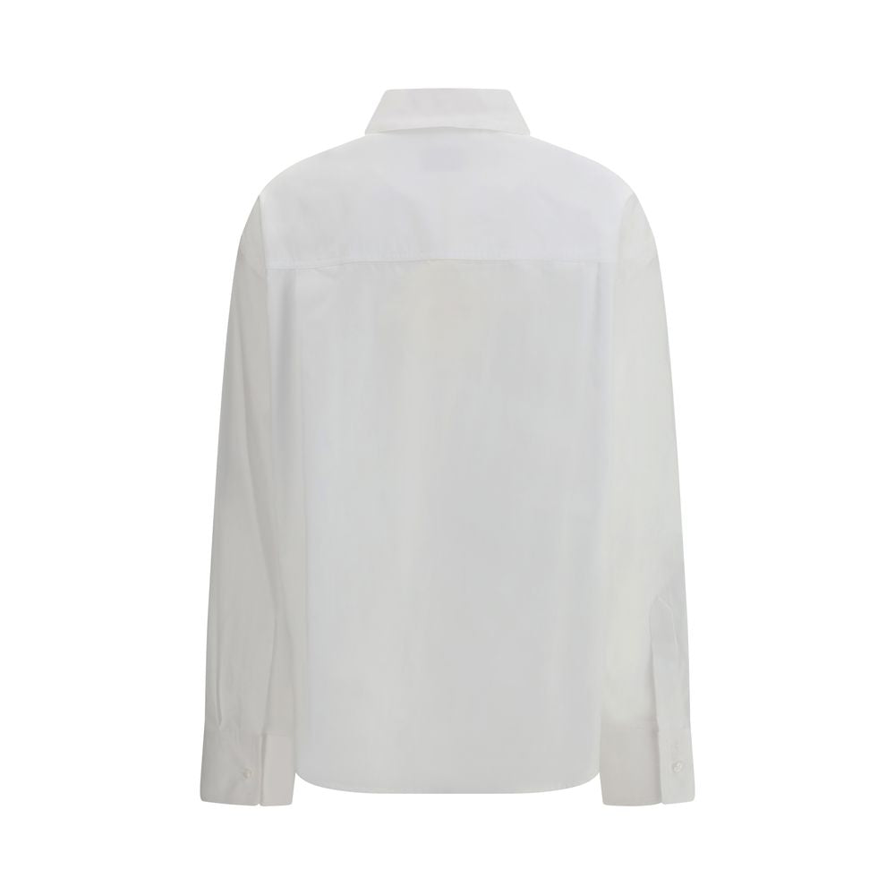 Chemise en Coton Blanc Loulou De Saison