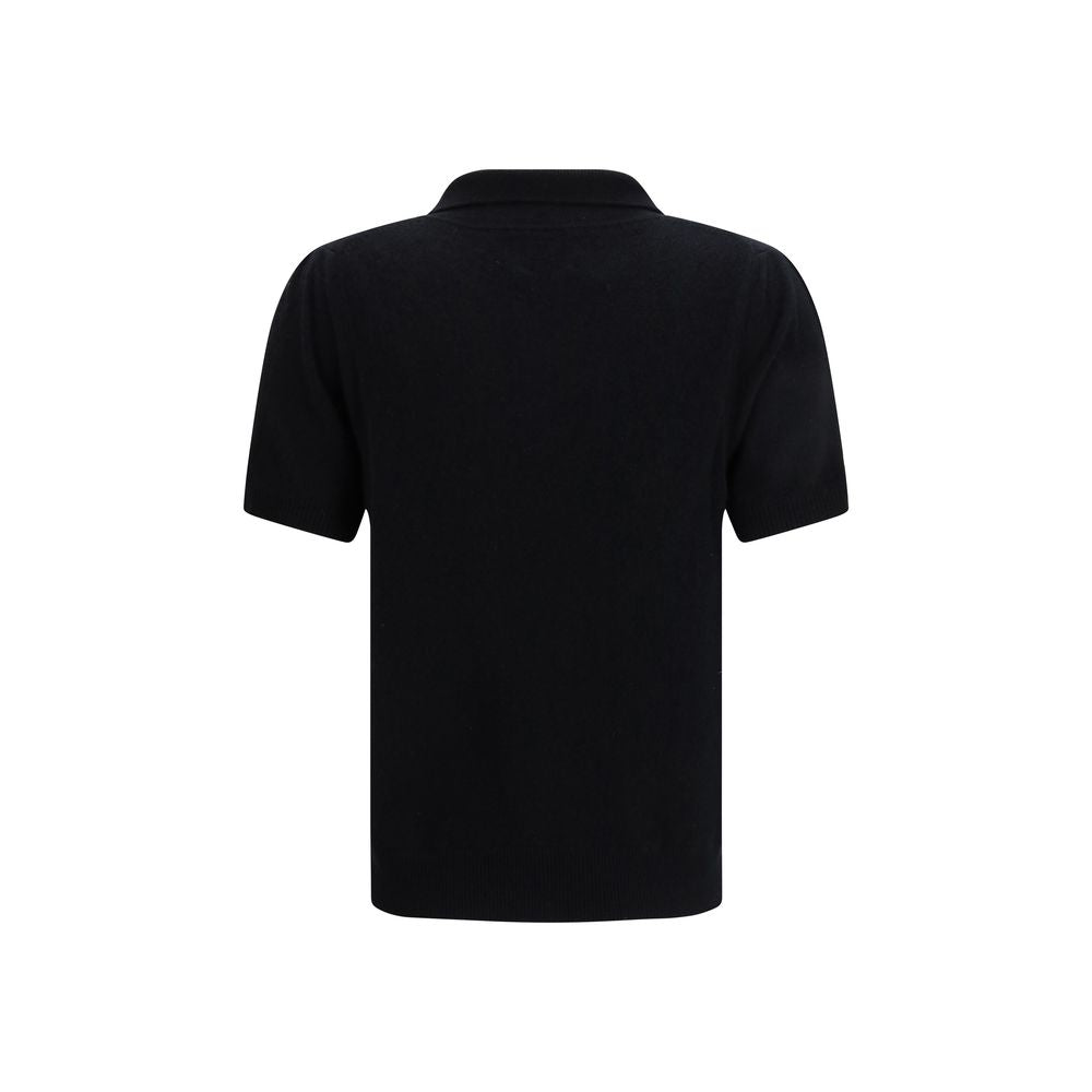 Chemise en cachemire noire Allude