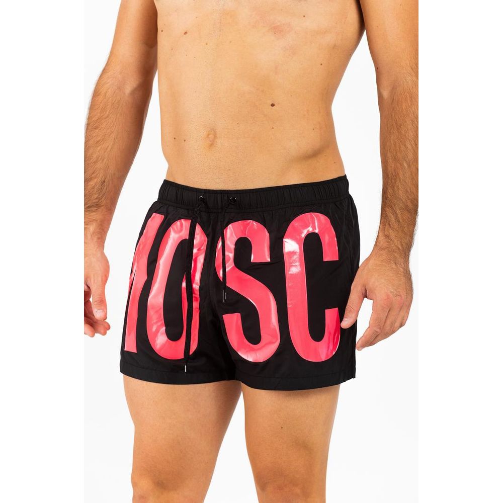 Moschino Pantaloncini da bagno in poliestere fucsia