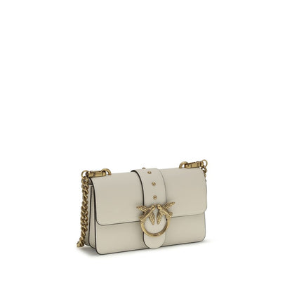 Sac bandoulière PINKO Bos Taurus en cuir de veau beige