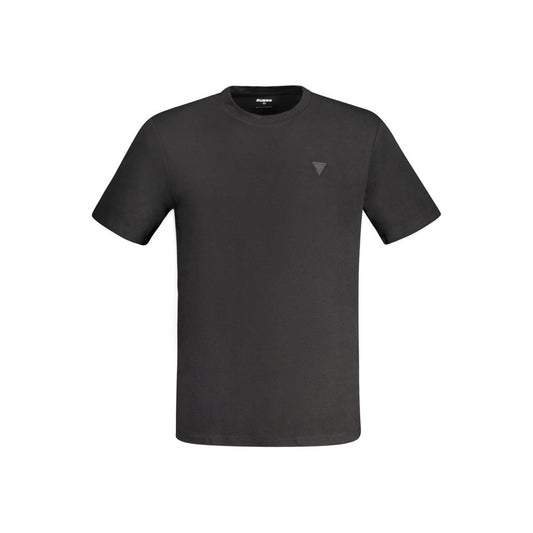T-shirt da uomo Guess Jeans in cotone nero
