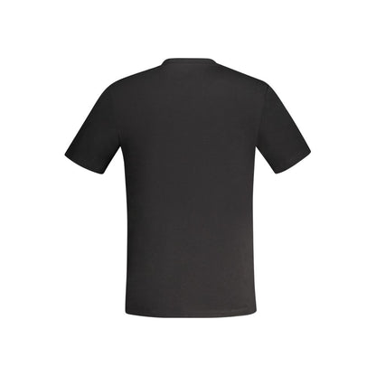 T-shirt da uomo Guess Jeans in cotone nero