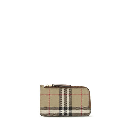 Portafoglio Burberry in polietilene beige