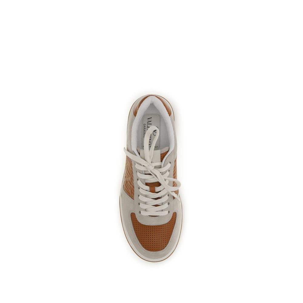 Baskets Athlétiques Valentino Garavani Multicolor en Cuir de Veau Bos Taurus