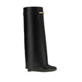 Stivali Givenchy in pelle di vitello nera Bos Taurus