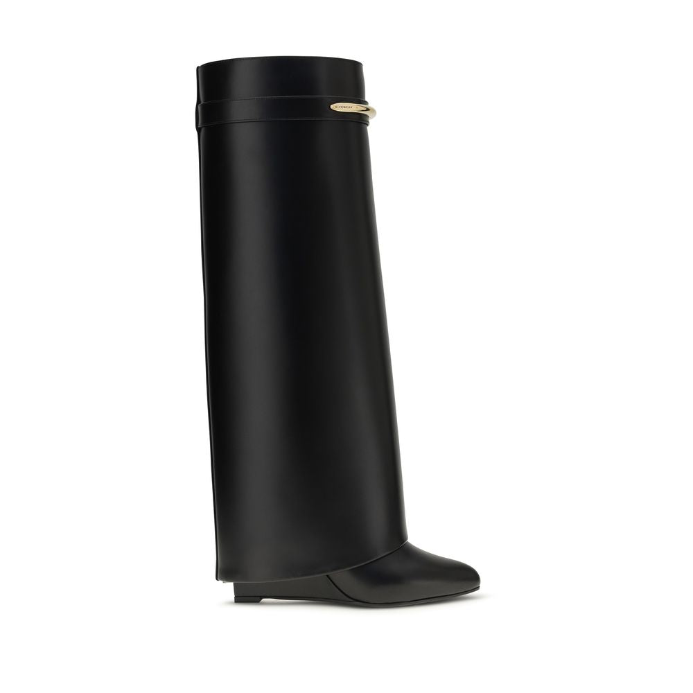 Bottes Givenchy en cuir de veau noir Bos Taurus