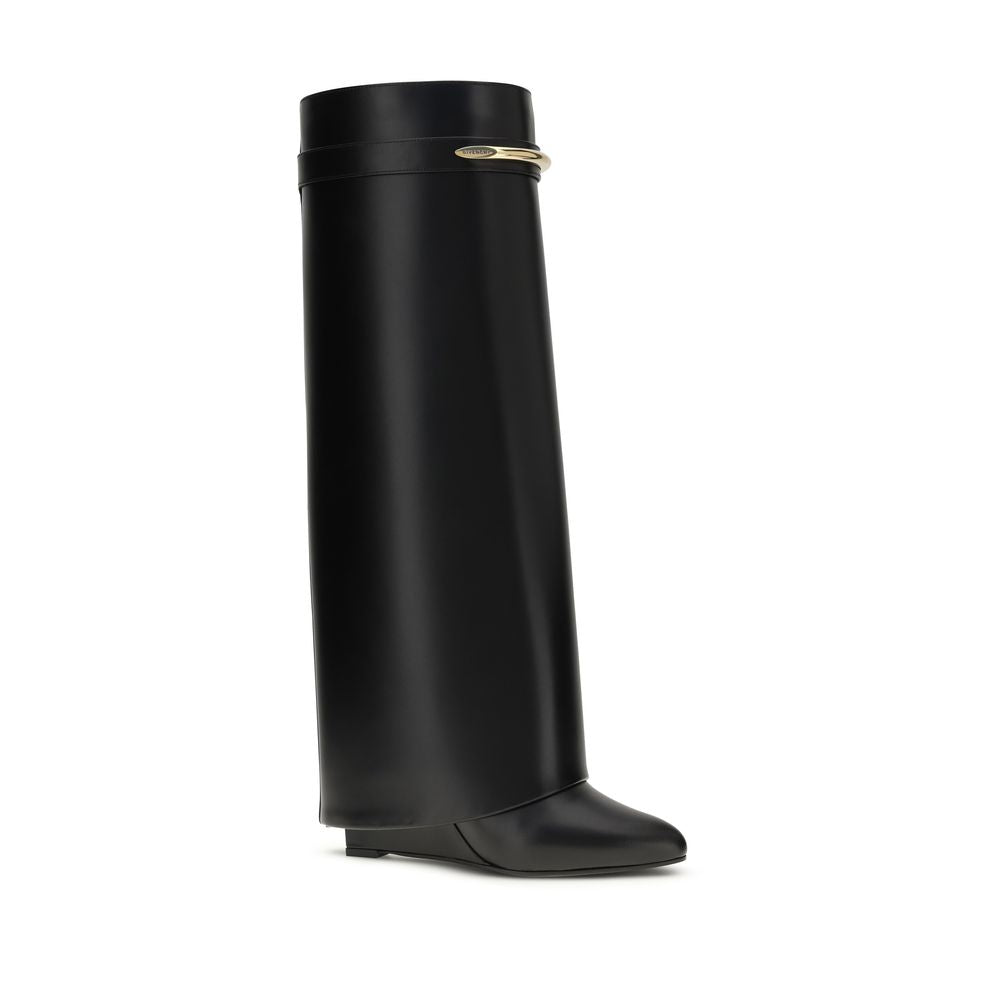 Bottes Givenchy en cuir de veau noir Bos Taurus