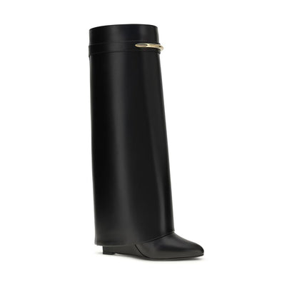 Stivali Givenchy in pelle di vitello nera Bos Taurus