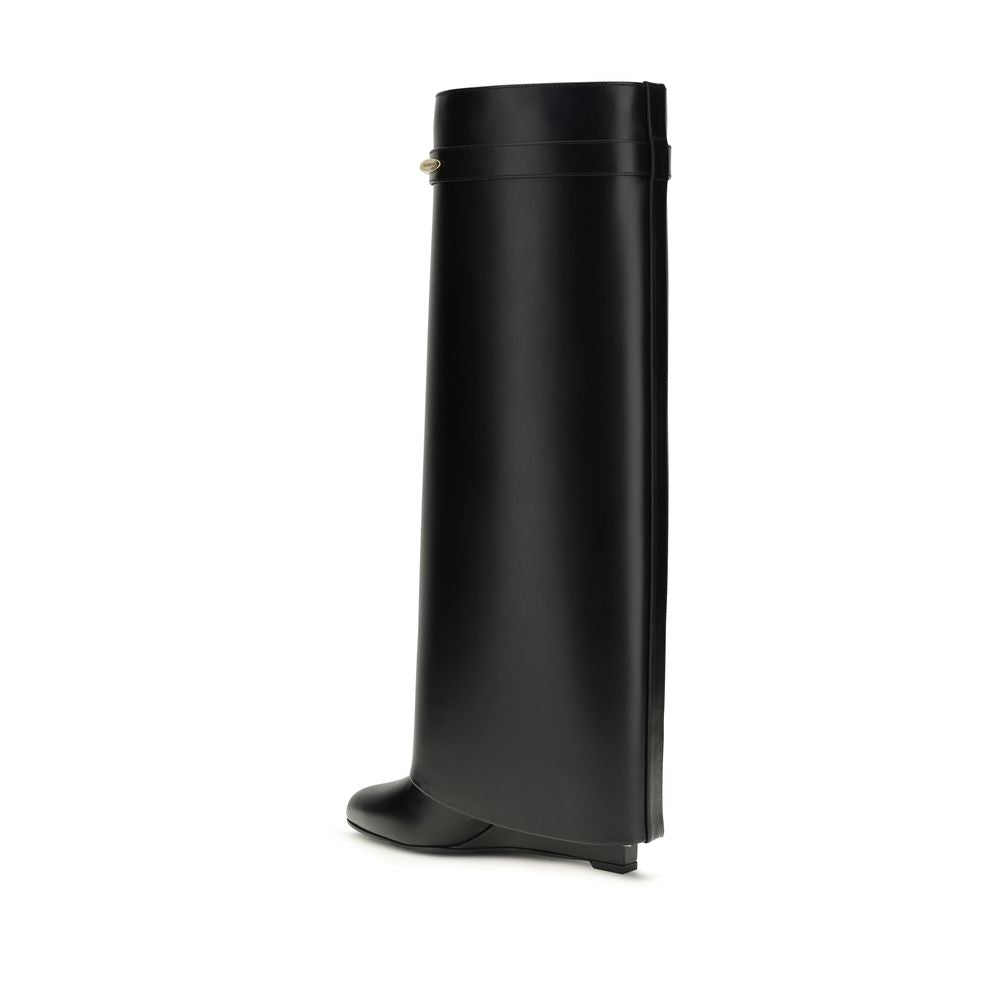 Bottes Givenchy en cuir de veau noir Bos Taurus