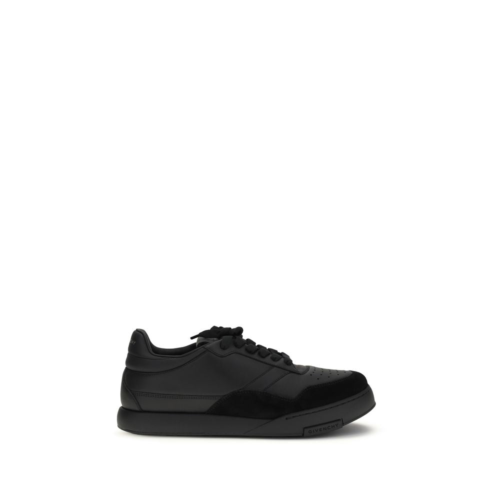 Givenchy Sneakers basse in pelle di vitello nera Bos Taurus