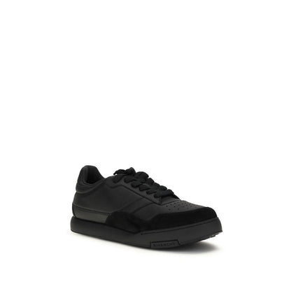 Givenchy Sneakers basse in pelle di vitello nera Bos Taurus