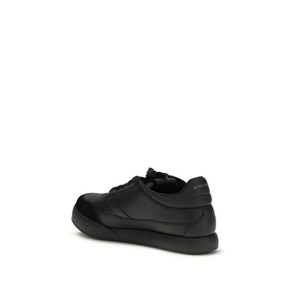 Givenchy Sneakers basse in pelle di vitello nera Bos Taurus
