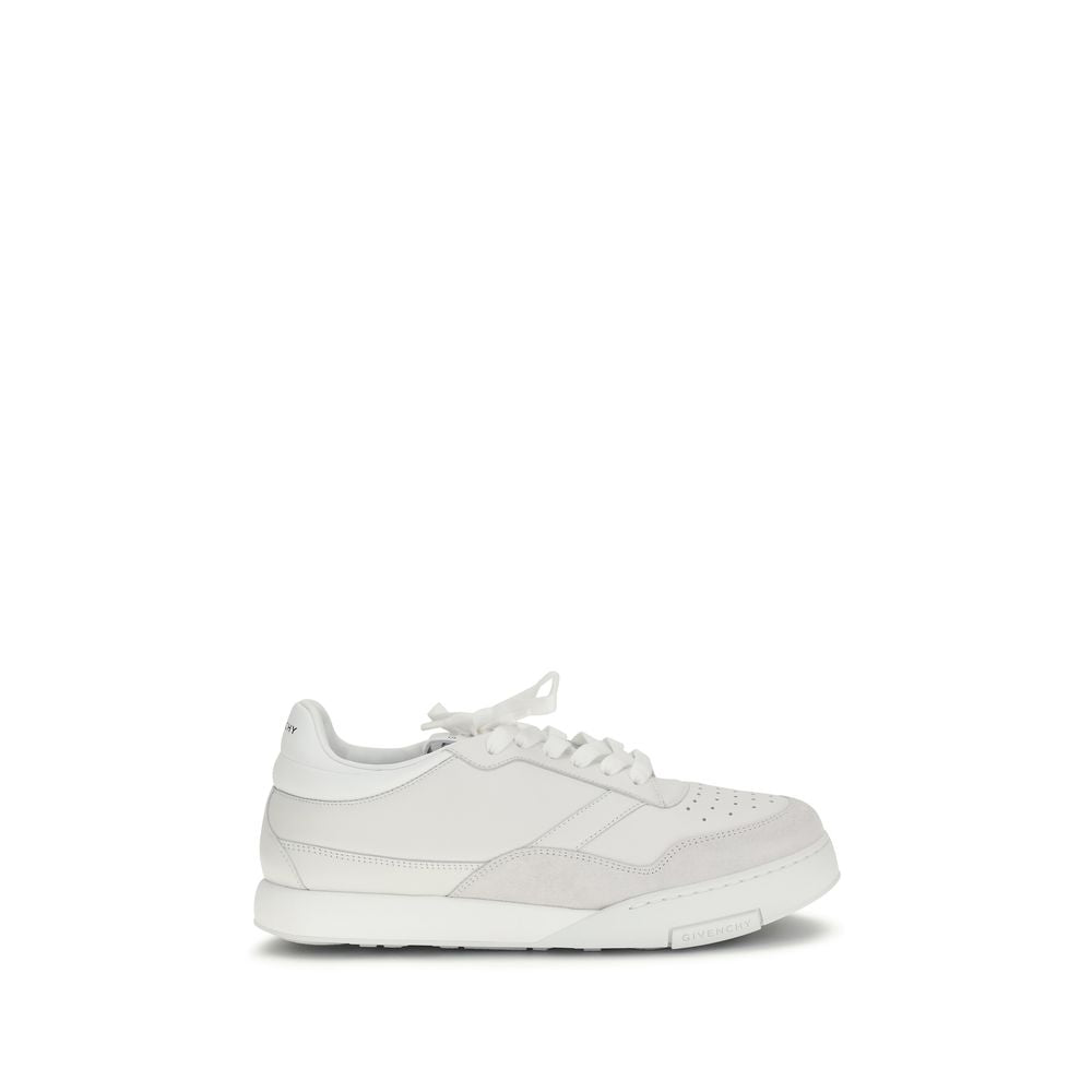 Baskets basses Givenchy Bos Taurus en cuir de veau blanc