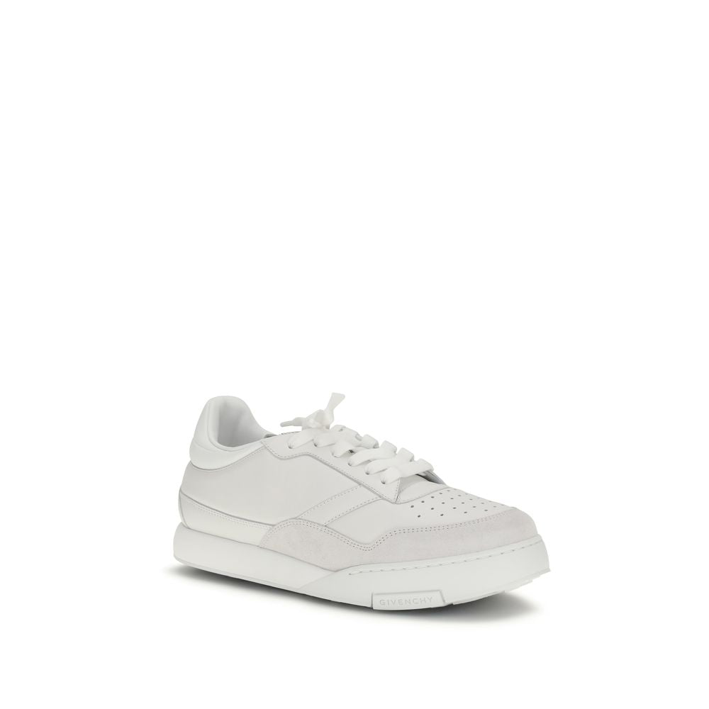 Baskets basses Givenchy Bos Taurus en cuir de veau blanc