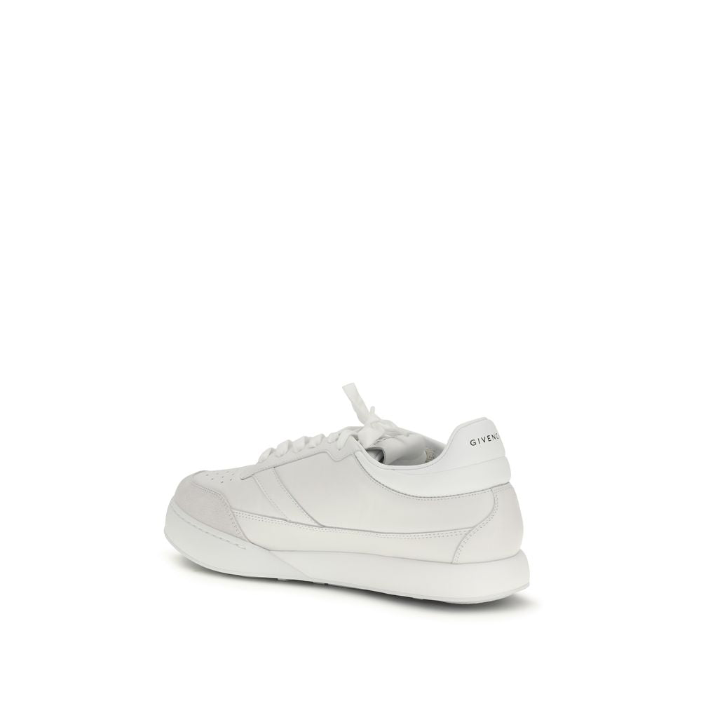 Baskets basses Givenchy Bos Taurus en cuir de veau blanc