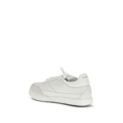 Sneakers basse Givenchy Bos Taurus in pelle di vitello bianca