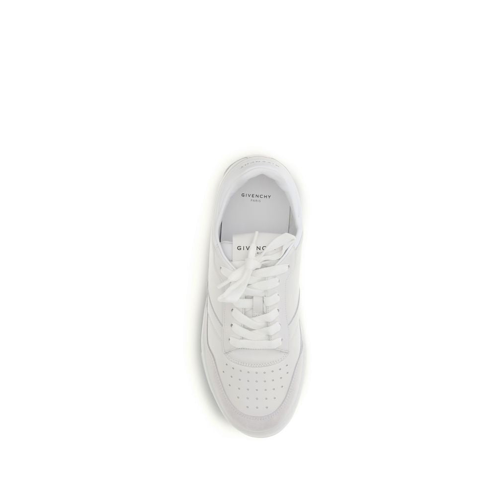 Baskets basses Givenchy Bos Taurus en cuir de veau blanc