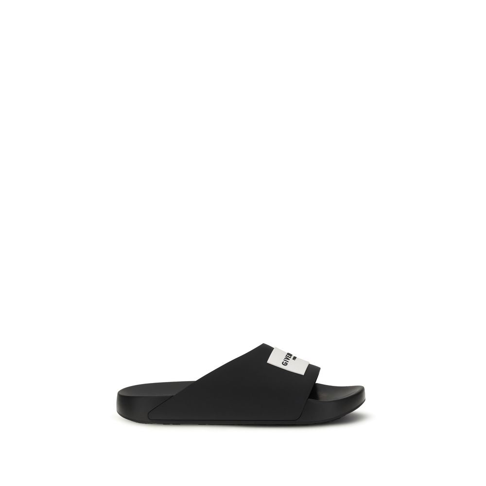 Ciabatte Givenchy in gomma nera