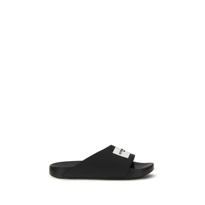 Ciabatte Givenchy in gomma nera
