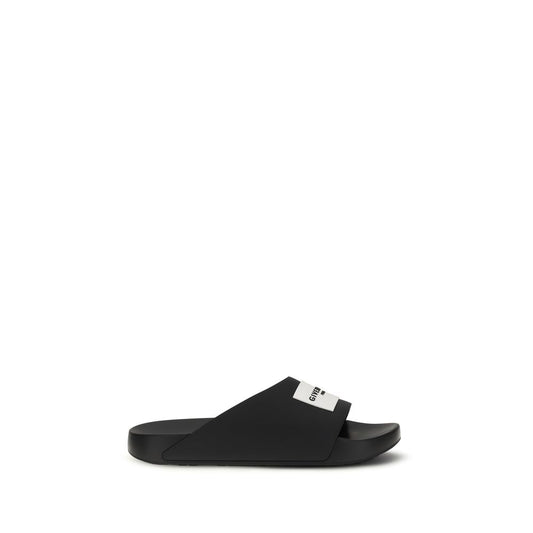 Ciabatte Givenchy in gomma nera
