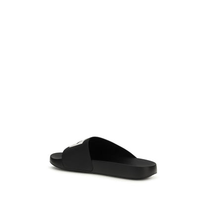 Ciabatte Givenchy in gomma nera