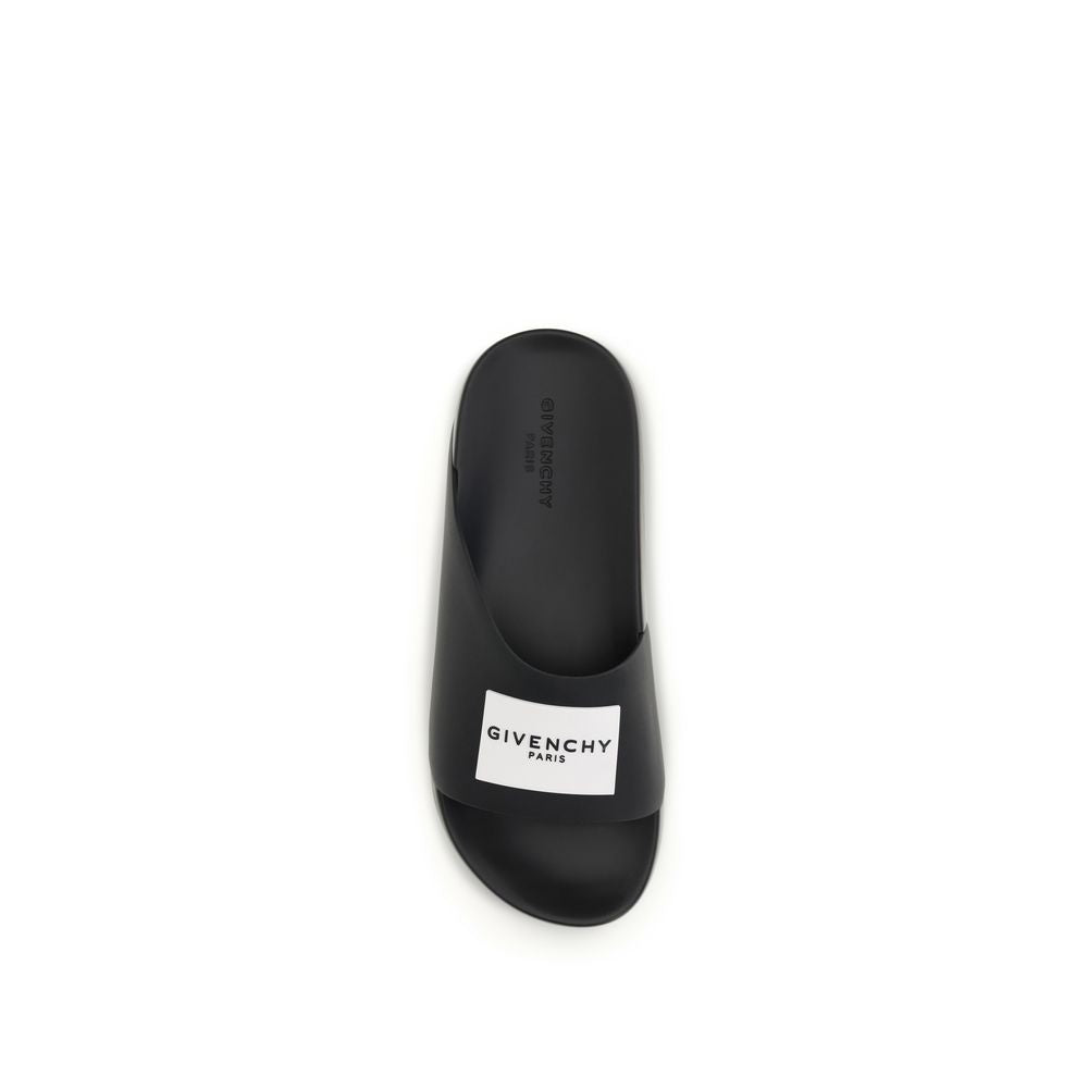 Ciabatte Givenchy in gomma nera