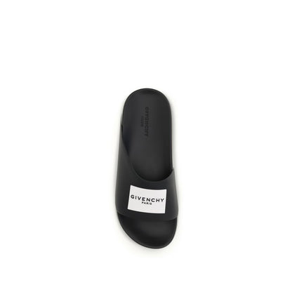 Ciabatte Givenchy in gomma nera
