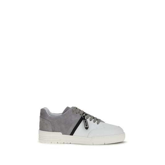 Sneakers basse Moschino in pelle di vitello multicolor Bos Taurus