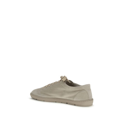 Baskets basses Brunello Cucinelli en cuir de veau beige Bos Taurus
