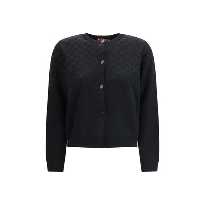 Cardigan Gucci in lana nera