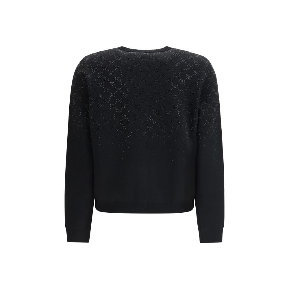Cardigan Gucci in lana nera