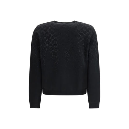 Cardigan Gucci in lana nera