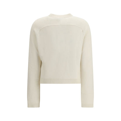 Cardigan Gucci in lana beige