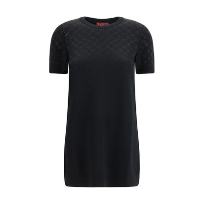 Abito casual in lana nera Gucci